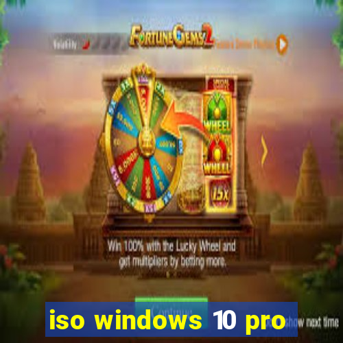 iso windows 10 pro